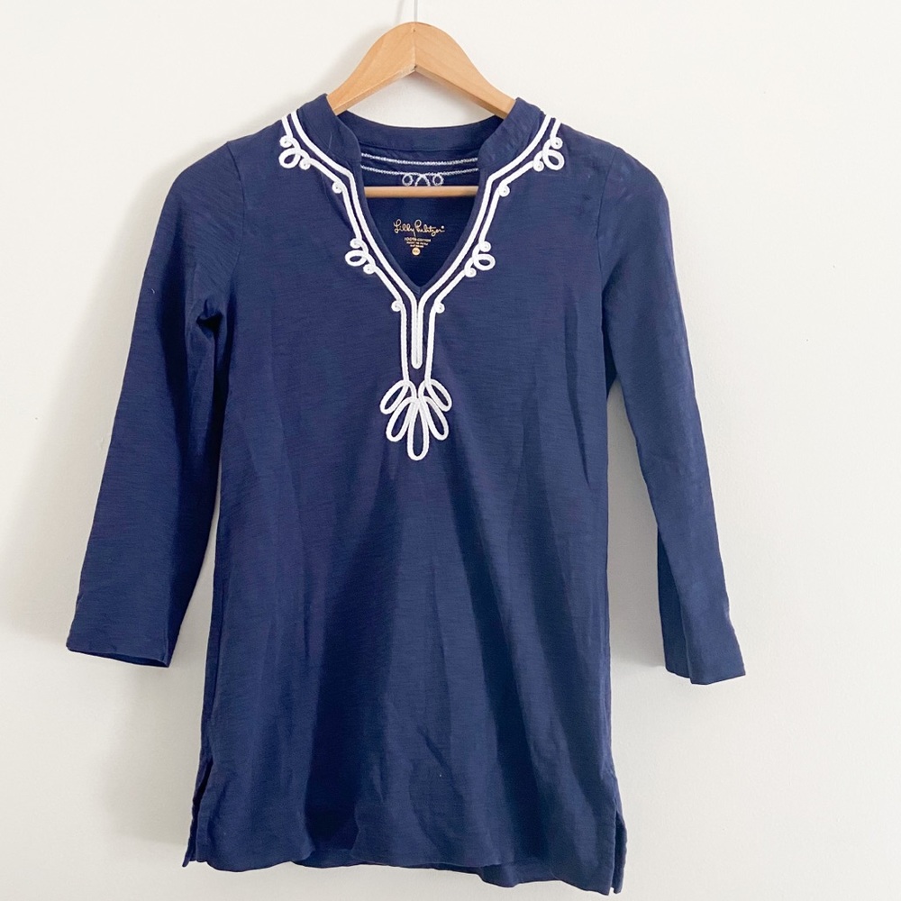 Lilly Pulitzer Tunic 100% Cotton Size XXS